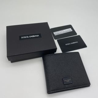 ディーアンドジー(D&G)のドルガバ　カードケース　新品　ブラック　即配送　ドルチェ　ビジネス　シンプル(名刺入れ/定期入れ)