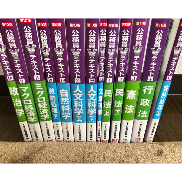 TAC公務員講座 公務員教養型 市役所•地方上級•国家一般職 テキスト一式