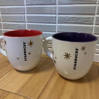 スターバックスコーヒー(Starbucks Coffee)のてんてんさん専用　スターバックス　マグカップ２個　スタバ　Starbucks(グラス/カップ)