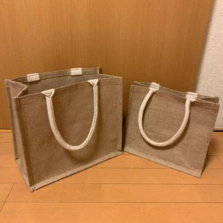 ムジルシリョウヒン(MUJI (無印良品))の【新品未使用】無印良品　ジュートマイバッグ　エコバッグ　A4サイズ　A5サイズ(エコバッグ)