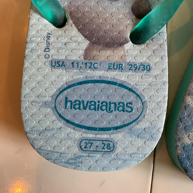 havaianas(ハワイアナス)のhavaianas エルサ　オラフ　アナ雪　18〜18.5cm キッズ/ベビー/マタニティのキッズ靴/シューズ(15cm~)(サンダル)の商品写真