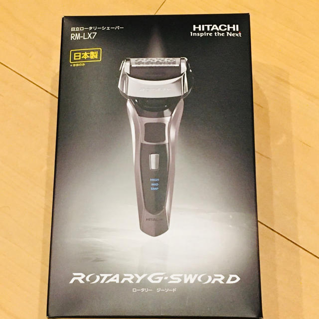 HITACHI ロータリーシェーバー RM-LX7(S)約21日間充電時間