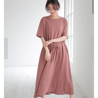 ショコラフィネローブ(chocol raffine robe)の新品　Aラインワンピース　ブラウン(ロングワンピース/マキシワンピース)