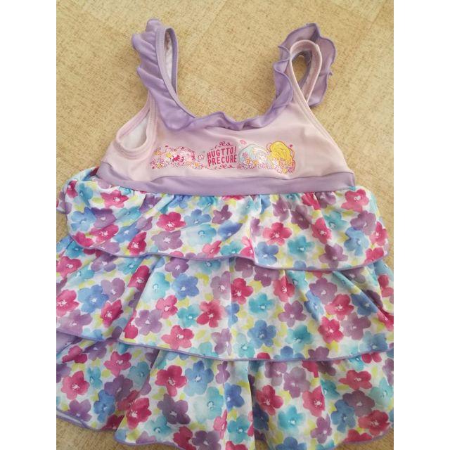 ワンピース水着 はぐっとプリキュア 女児110cm  キッズ/ベビー/マタニティのキッズ服女の子用(90cm~)(水着)の商品写真