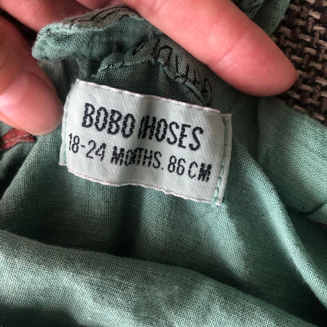 bobo chose(ボボチョース)の最終お値下げボボショセス　サロペット18-24M キッズ/ベビー/マタニティのベビー服(~85cm)(パンツ)の商品写真