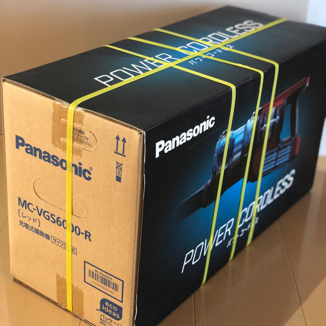 【メーカー保証付】Panasonic サイクロン式掃除機MC-VGS6000-R