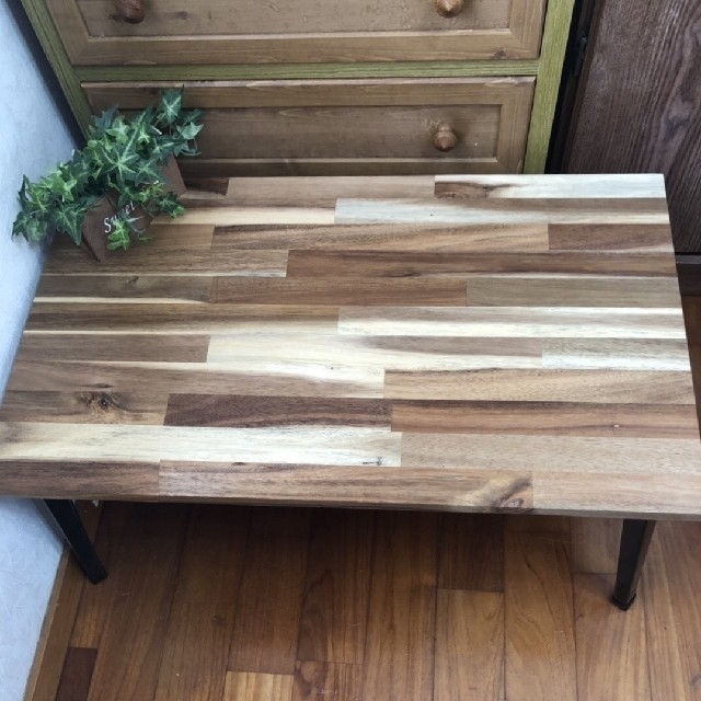 アンティーク シンプル 木目調折り畳み式 ワイドロングテーブル 1