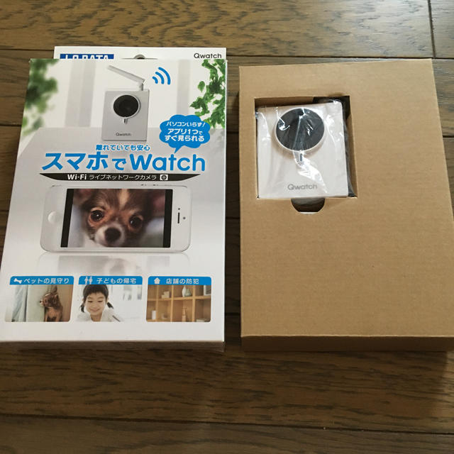 IODATA(アイオーデータ)のQwatch スマホ/家電/カメラのスマホ/家電/カメラ その他(防犯カメラ)の商品写真