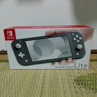 ニンテンドースイッチ(Nintendo Switch)の新品未使用  Nintendo Switch Lite グレー  保証付き(携帯用ゲーム機本体)