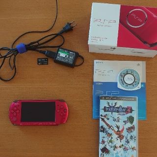 ソニー(SONY)のPSP-3000 本体 radiant red(携帯用ゲーム機本体)