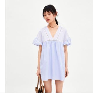 ザラ(ZARA)のZARA  シャツ　ロンパース(サロペット/オーバーオール)