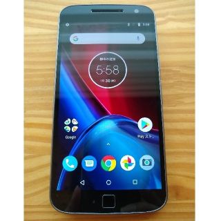 レノボ(Lenovo)のモトローラmoto g4 plus SIMフリー中古 DSDS対応(スマートフォン本体)