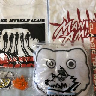 マンウィズアミッション(MAN WITH A MISSION)の★マンウィズMWAM・Tシャツ2点＆トイウォッチ＆枕ポーチ＆おまけ★未使用！(ポップス/ロック(邦楽))