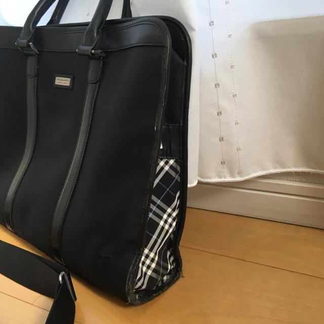 BURBERRY BLACK LABEL(バーバリーブラックレーベル)のビジネスバッグ ブラック メンズのバッグ(ビジネスバッグ)の商品写真