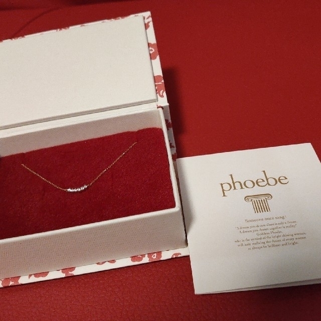 phoebe(フィービィー)のPhoebe ネックレス 未使用品 K10 レディースのアクセサリー(ネックレス)の商品写真