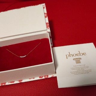 フィービィー(phoebe)のPhoebe ネックレス 未使用品 K10(ネックレス)