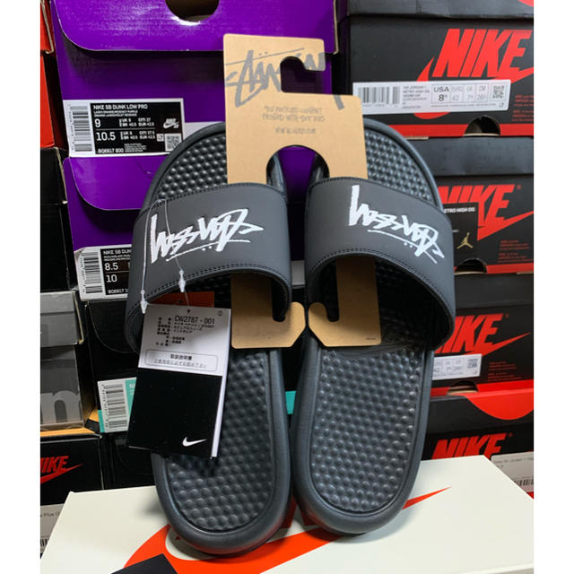 NIKE stussy Slide Sandals ベナッシ　27cmステューシー