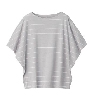 ムジルシリョウヒン(MUJI (無印良品))の【未使用】無印良品　コットンレーヨンワイドドルマンＴシャツ（半袖）(Tシャツ(半袖/袖なし))