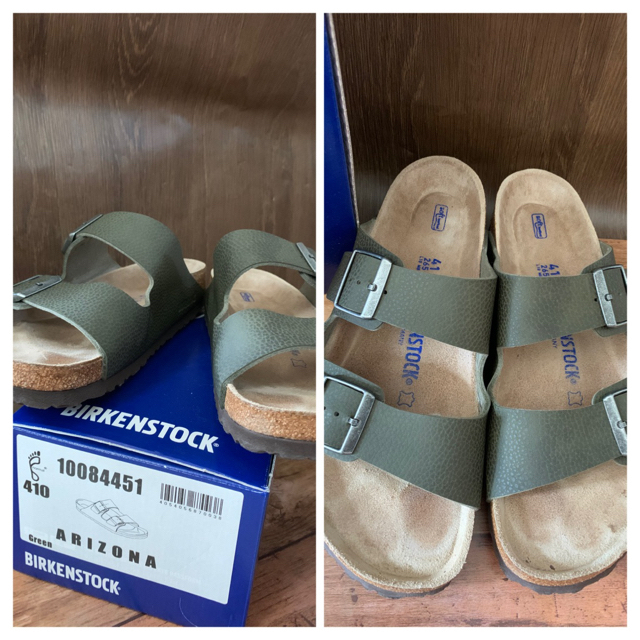 BIRKENSTOCK - BIRKENSTOCK アリゾナ カーキ(グリーン) 41(26.5cm)の