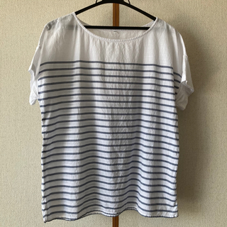 ムジルシリョウヒン(MUJI (無印良品))のTシャツ　カットソー　無印良品(カットソー(半袖/袖なし))