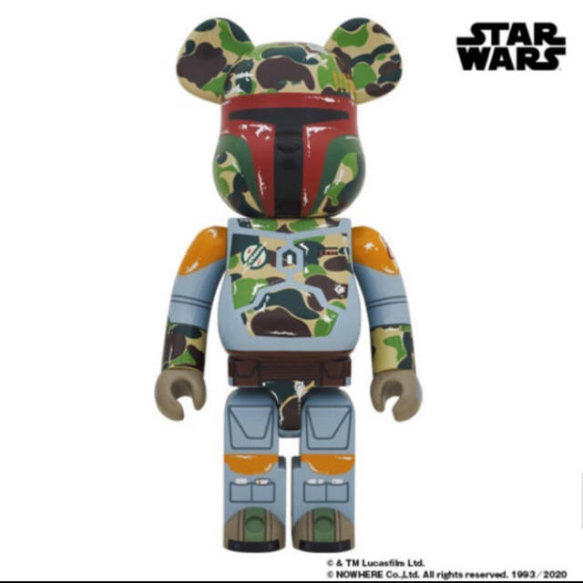 BE@RBRICK BAPE BOBA FETT 1000％フィギュア