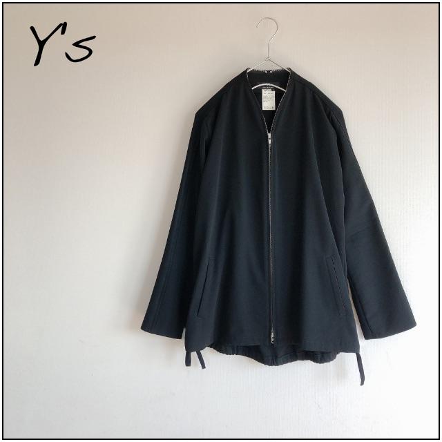 54cmお色【美品】Y's ワイズ ブルゾン 黒 M~L