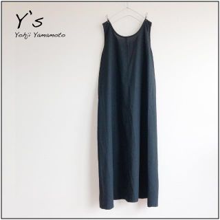 ヨウジヤマモト(Yohji Yamamoto)の【美品】Y's ロングワンピース Aライン 黒 FREE(ロングワンピース/マキシワンピース)