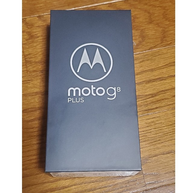 Motorola  moto g8 plus コズミックブルー 未開封 新品4GBストレージ