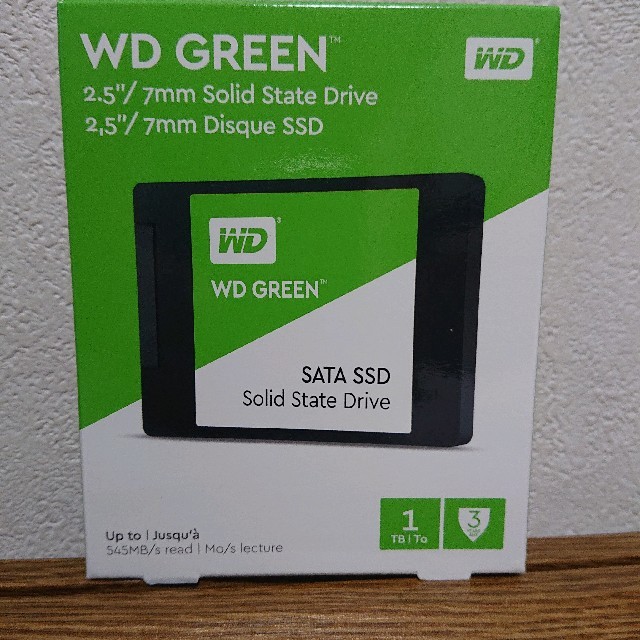 【新品未開封】WD Green SSD 1TB WDS100T2G0A
