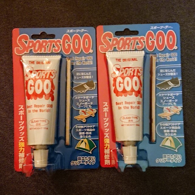 （新品）2本セット シューグー 透明 クリア shoe goo Clear スポーツ/アウトドアのスポーツ/アウトドア その他(スケートボード)の商品写真