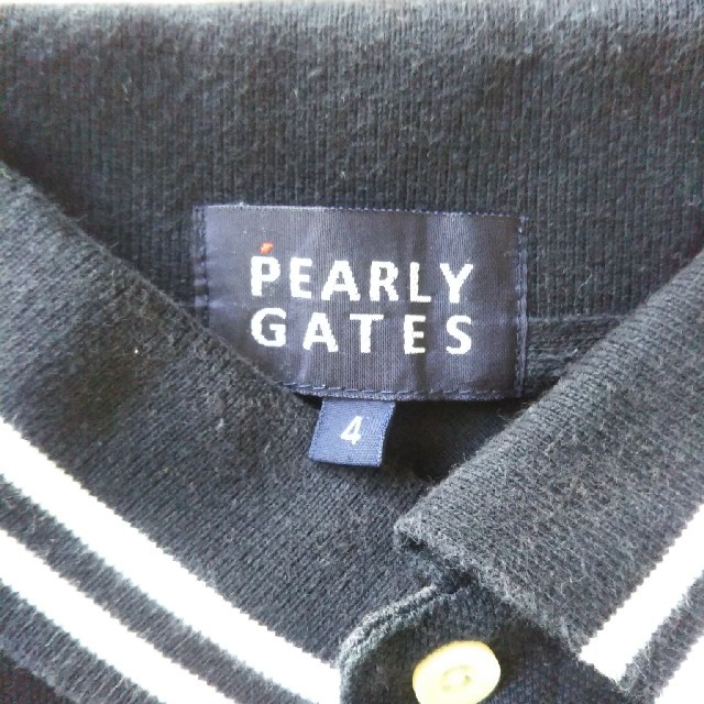 PEARLY GATES(パーリーゲイツ)のパーリーゲイツ ポロシャツ  ネイビー Ｍサイズ メンズのトップス(ポロシャツ)の商品写真