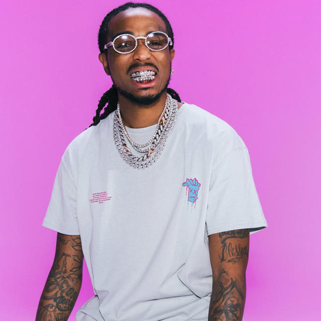 boohoo(ブーフー)のQUAVO×boohooman コラボ ビックシルエット Tシャツ メンズのトップス(Tシャツ/カットソー(半袖/袖なし))の商品写真