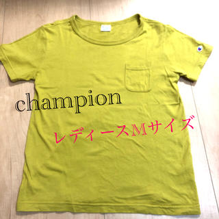チャンピオン(Champion)のchampion Tシャツ　レディースMサイズ　からし色(Tシャツ(半袖/袖なし))