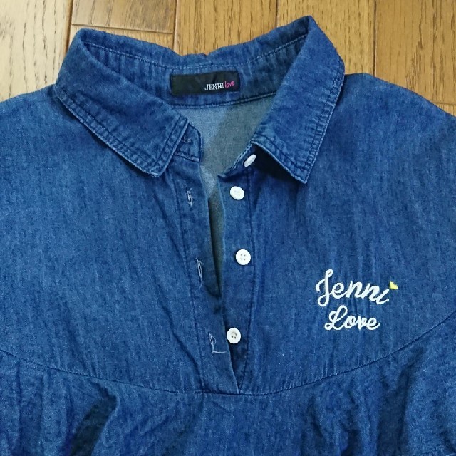 JENNI(ジェニィ)のJENNI デニムワンピース 160サイズ キッズ/ベビー/マタニティのキッズ服女の子用(90cm~)(ワンピース)の商品写真