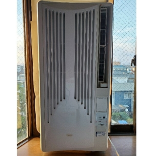 コイズミ(KOIZUMI)の窓用エアコン 中古 小泉 KAW-1847 1.6kW リモコン付 (エアコン)