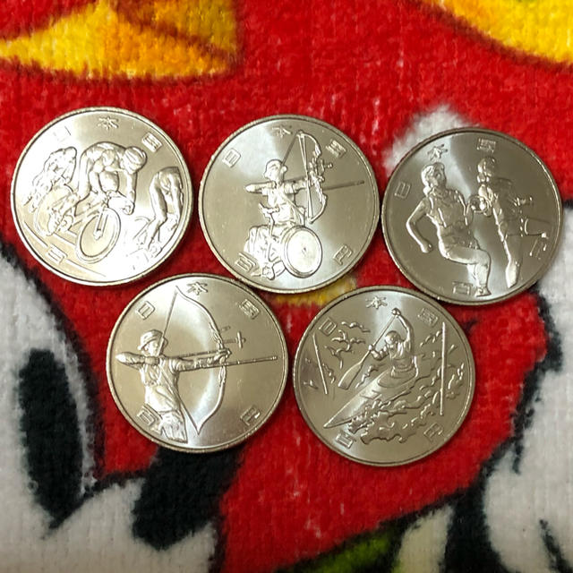 【8084】東京2020オリンピック・パラリンピック100円記念硬貨3次発行5種 | フリマアプリ ラクマ