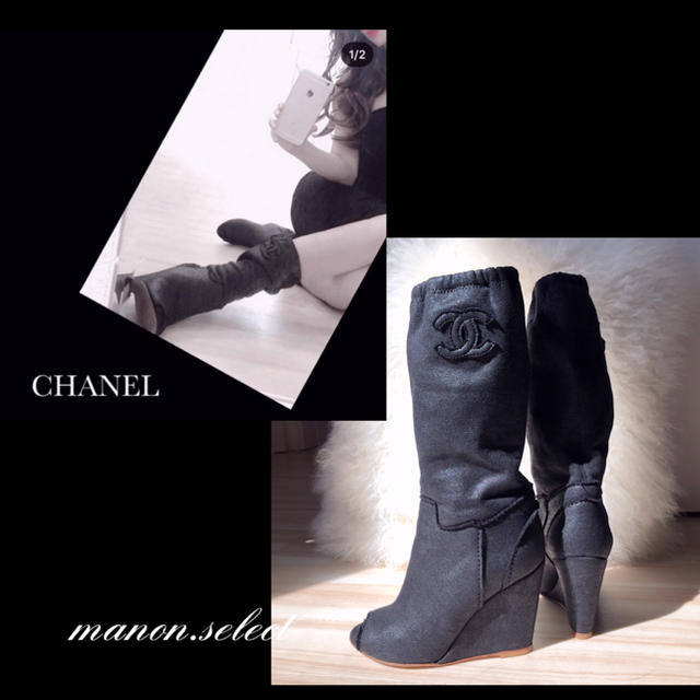 CHANEL(シャネル)のmomoちゃん♡専用 レディースの靴/シューズ(ブーツ)の商品写真