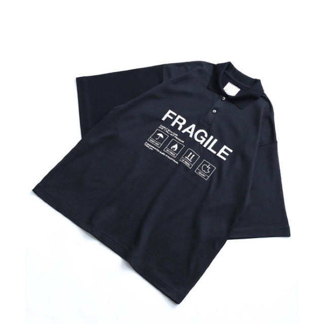 SHAREEF(シャリーフ)のSHAREEF シャリーフ　FRAGILE" BIG POLO SHIRTS メンズのトップス(ポロシャツ)の商品写真