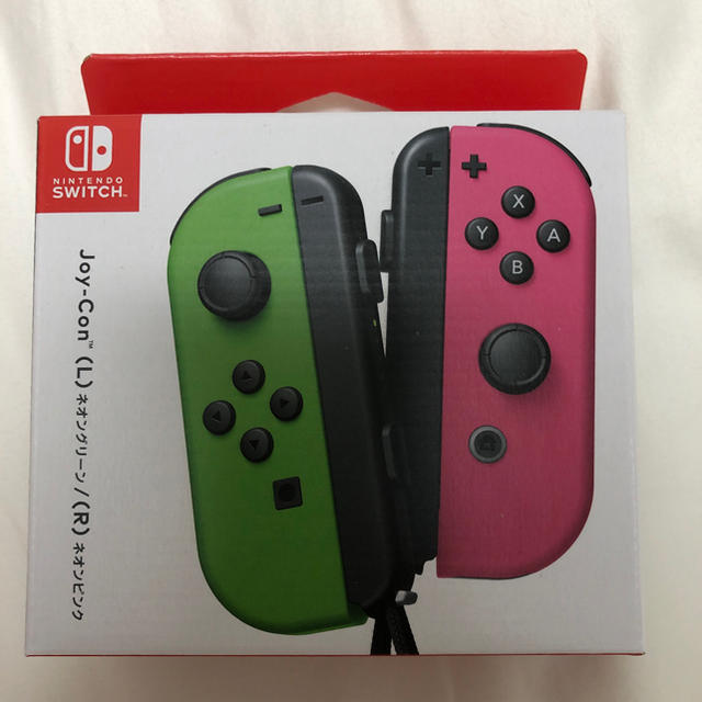 ゲームソフト/ゲーム機本体ジョイコン ネオングリーン ネオンピンク  Joy-Con スイッチ