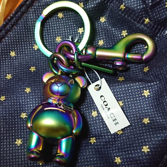 COACH(コーチ)のCOACH 新品 3Dメタルレインボーベア キーホルダー メンズのファッション小物(キーホルダー)の商品写真