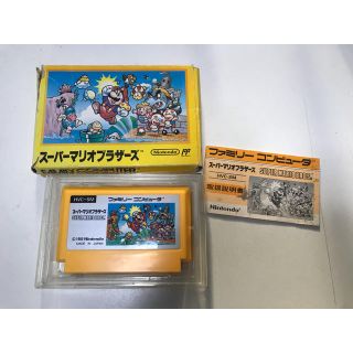 ファミリーコンピュータ(ファミリーコンピュータ)の箱説あり　ファミコンソフト　スーパーマリオブラザーズ(家庭用ゲームソフト)