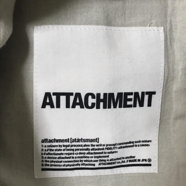 ATTACHIMENT(アタッチメント)の【送料無料】ATTACHMENTアタッチメント リネン×コットン ジレベスト 1 メンズのトップス(ベスト)の商品写真