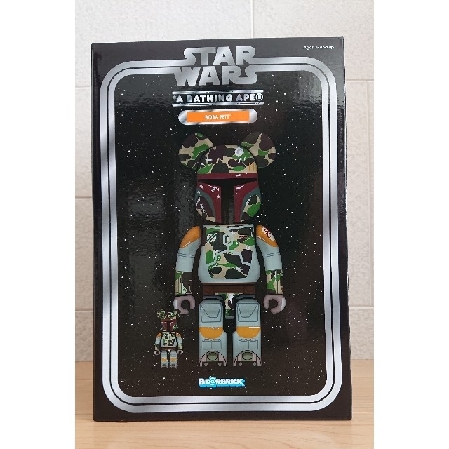 終売品 BE@RBRICK BAPE(R) BOBA FETT 400%、100% おもちゃ/ぬいぐるみ
