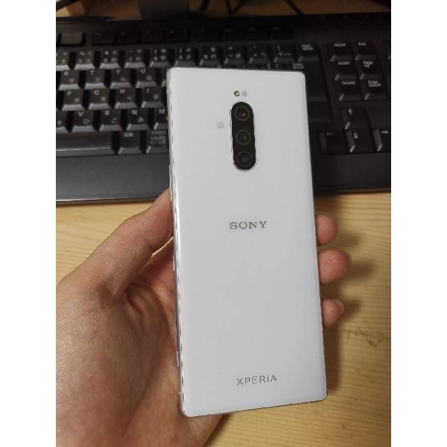 SONY(ソニー)のXperia 1  キャリアはSoftbank  スマホ/家電/カメラのスマートフォン/携帯電話(携帯電話本体)の商品写真