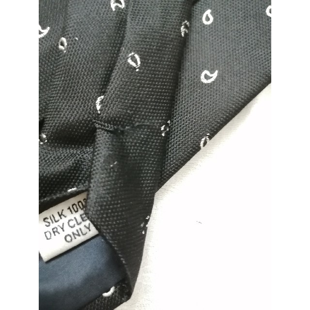 UNITED ARROWS green label relaxing(ユナイテッドアローズグリーンレーベルリラクシング)のネクタイ　シルク　100 絹　ブラック メンズのファッション小物(ネクタイ)の商品写真
