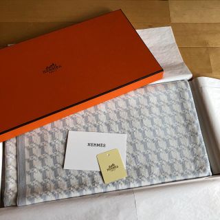 エルメス(Hermes)のお値下げ エルメス　ベビーブランケット　ニットプレード(タオルケット)