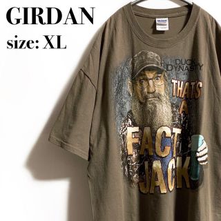 ギルタン(GILDAN)の海外古着　GIRDAN ギルダン　FACT JACK プリント　Tシャツ　半袖(Tシャツ/カットソー(七分/長袖))