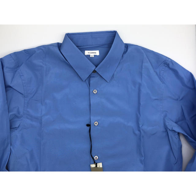 Jil Sander(ジルサンダー)のJILSANDER ビジネス カジュアル ジルサンダー ブルーシャツ メンズのトップス(シャツ)の商品写真