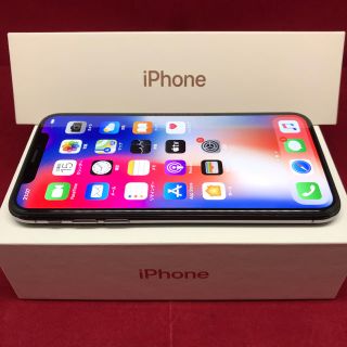 アップル(Apple)のiPhoneX 256GB SIMフリー　上美品　専用(スマートフォン本体)