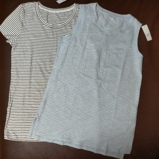 ギャップ(GAP)の新品未使用　GAP タンクトップ　Tシャツ　セット　レディース　XS （M）(Tシャツ(半袖/袖なし))